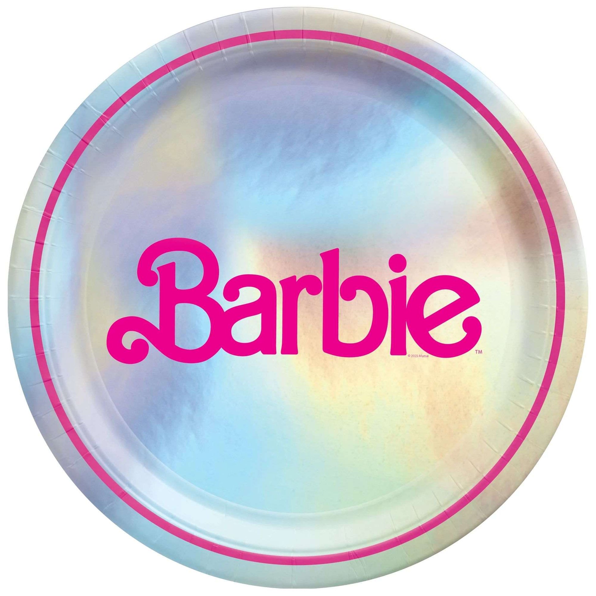 Barbie Malibu Beach Plates - Dinner Plates 9"