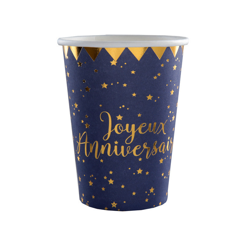 9oz Cups - Joyeux Anniversaire