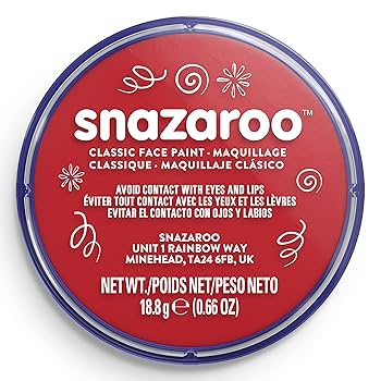 Bright Red Makeup Snazaroo