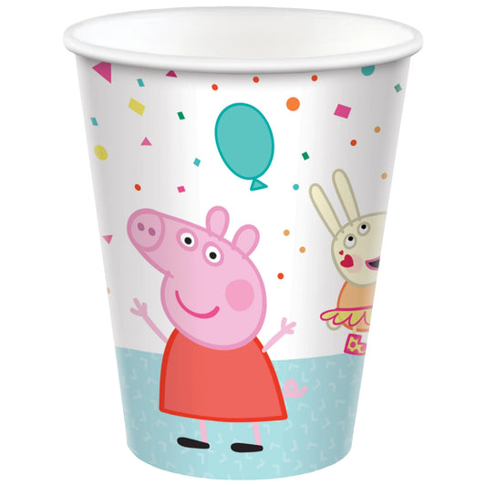 Peppa Confetti Party 9oz Cups