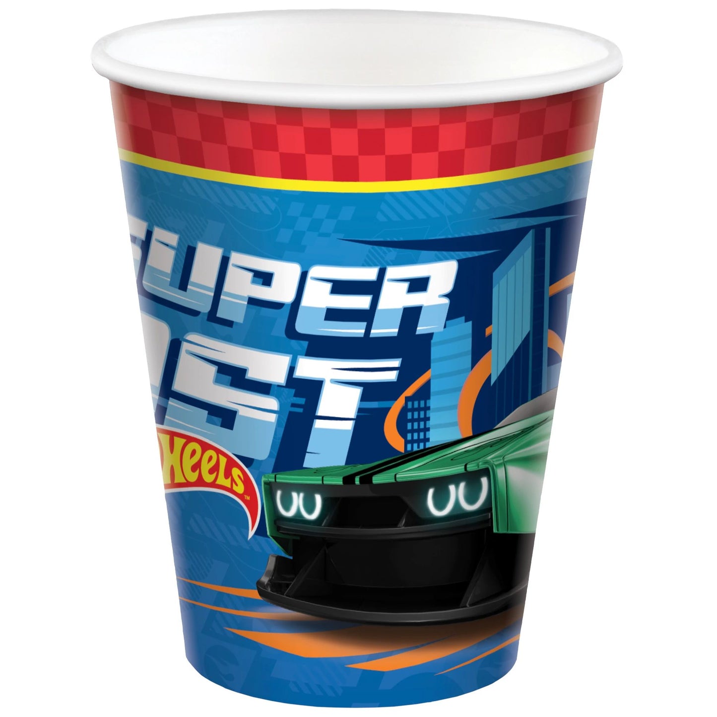 9oz Paper Cups - Hot Wheels