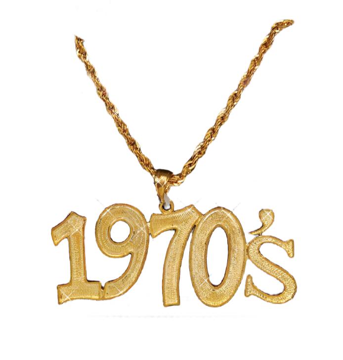 Collier Disco Fever des années 1970
