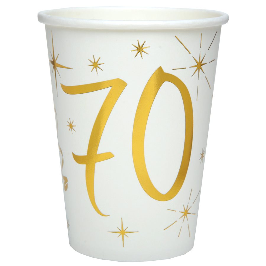 9oz Cups - Blanc et Or Des Ages