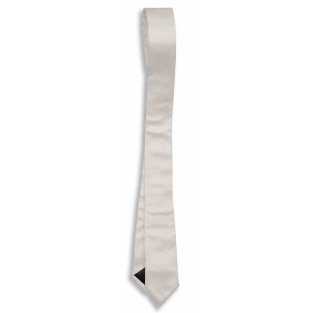 White Skinny Tie Flirting With The 50's