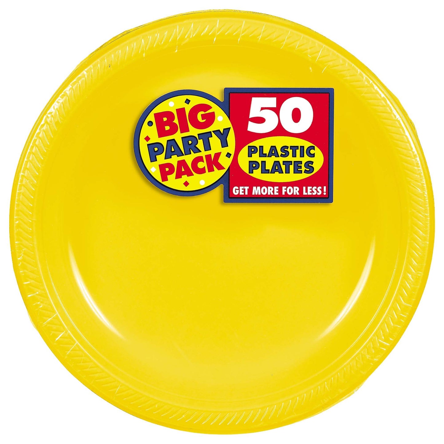 Plastic Diner Plates - Party's Solid Colors