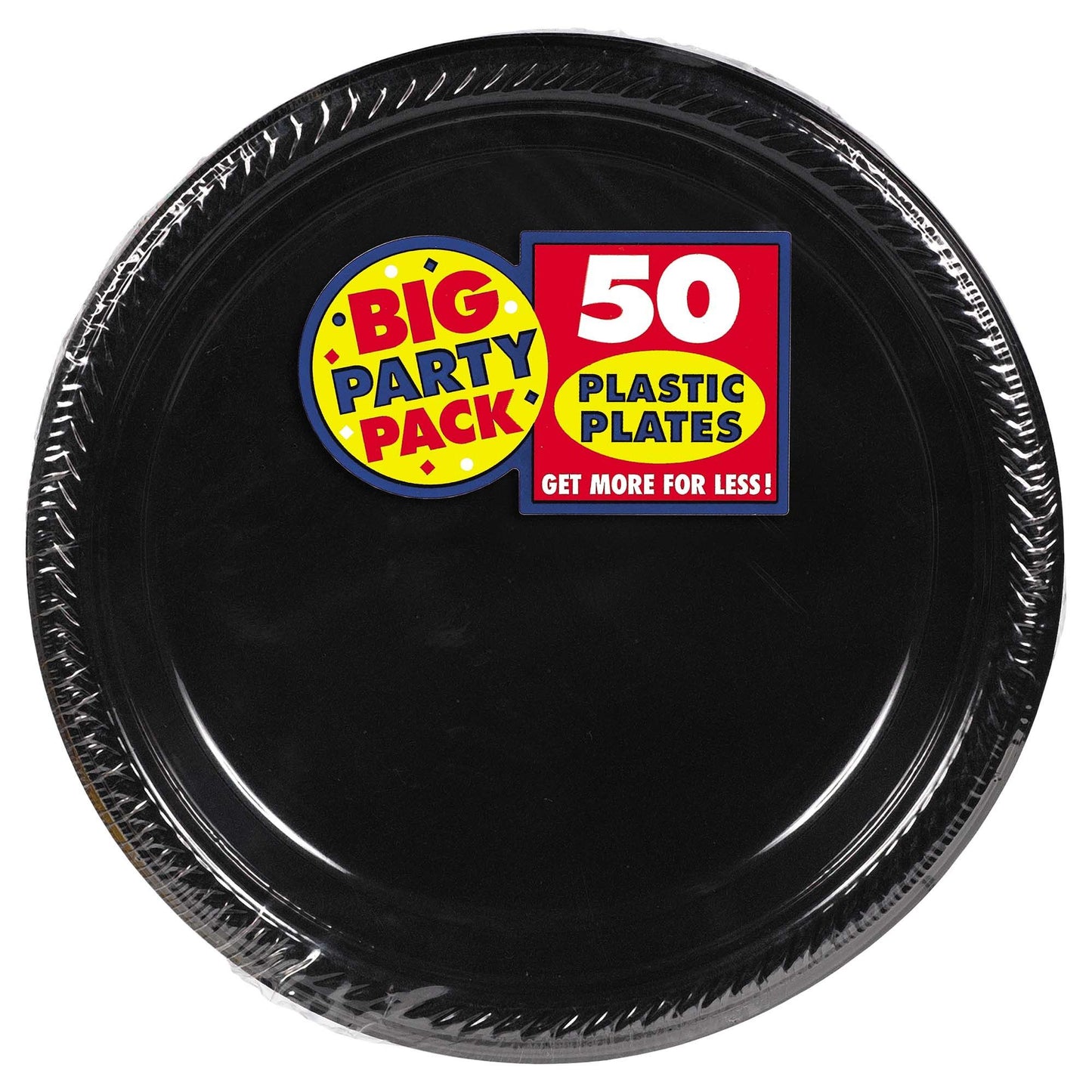 Plastic Diner Plates - Party's Solid Colors