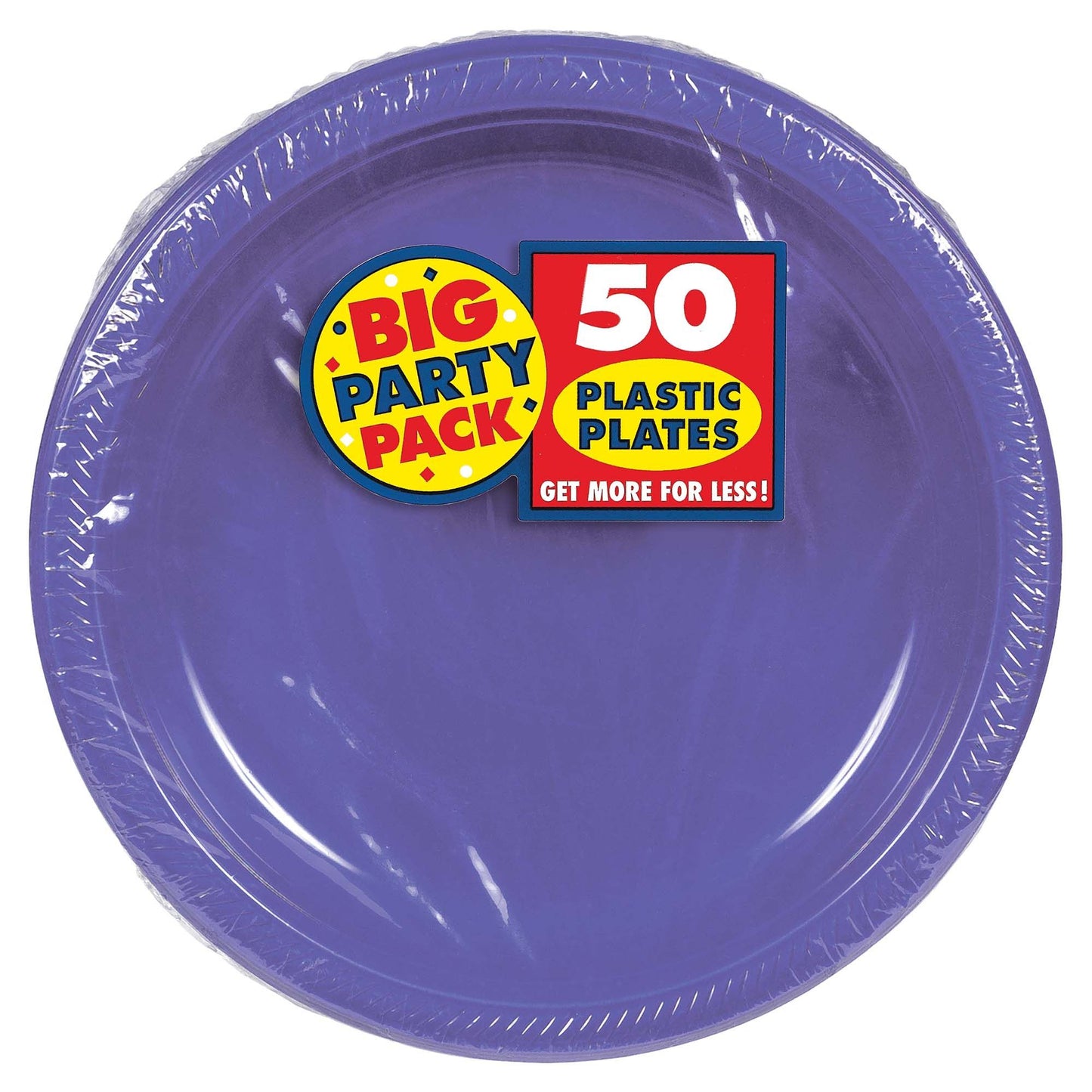 Plastic Diner Plates - Party's Solid Colors