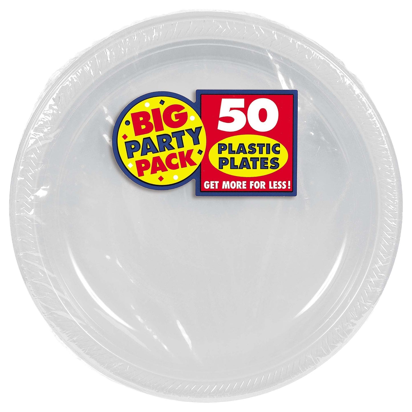 Plastic Diner Plates - Party's Solid Colors