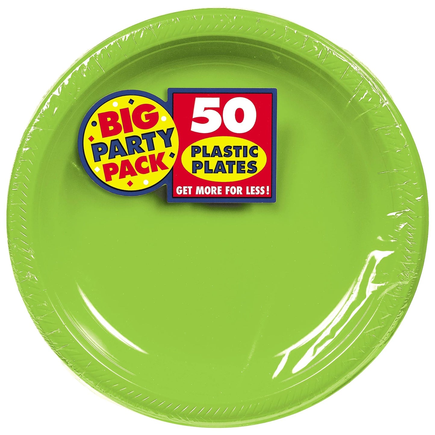 Plastic Diner Plates - Party's Solid Colors