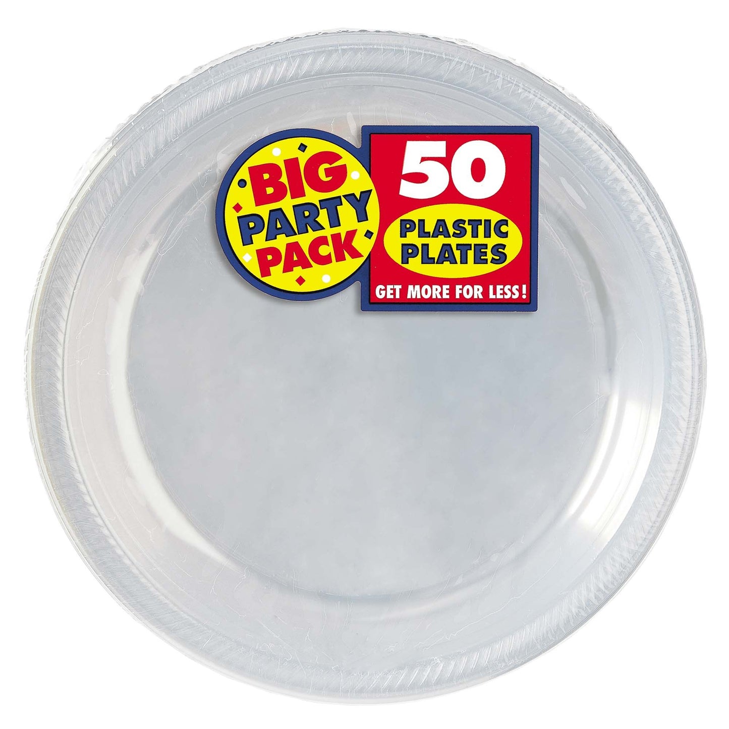 Plastic Diner Plates - Party's Solid Colors