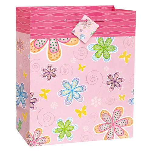 Large Lovely Blossom Gift Bag - Assorted Colors