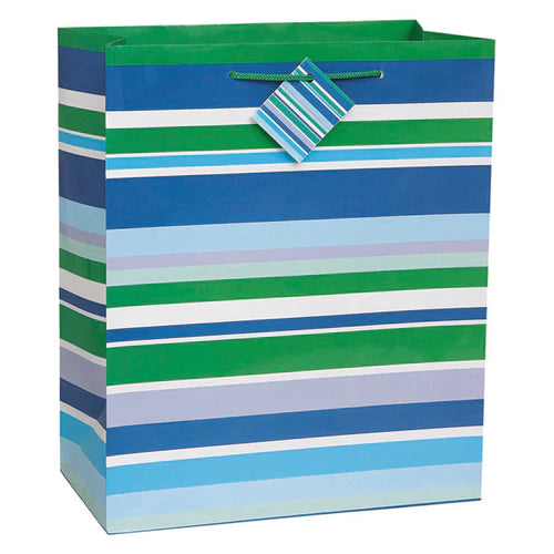 Large Party Stripes Gift Bag - Assorted Colors