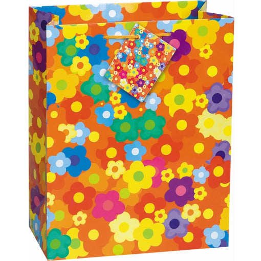 Medium Bright And Bold Gift Bag - Assorted Colors