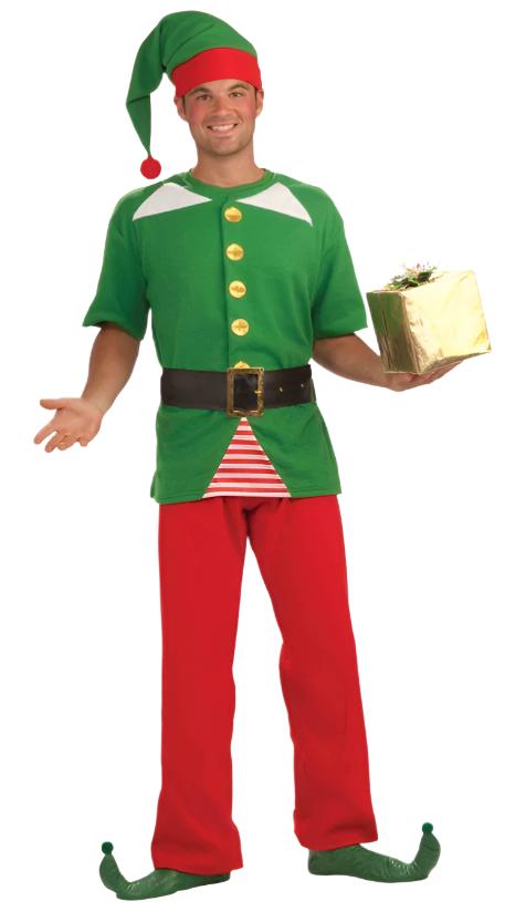 Jolly Elf Adult Costume - Christmas