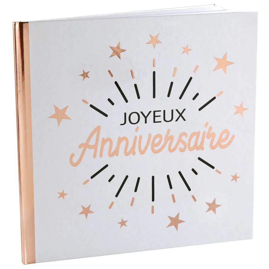 Livre d'or Anniversaire Étincelant