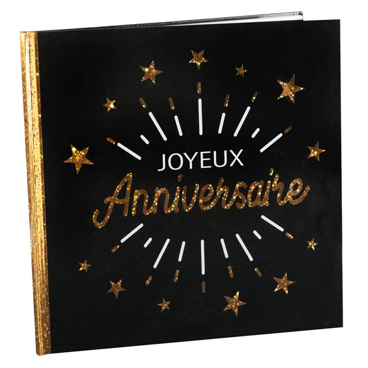 Livre d'or Anniversaire Étincelant