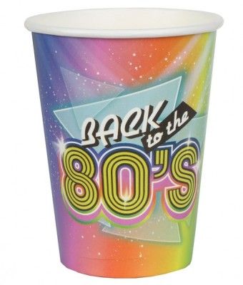 80's Style Cups - 9oz Cups