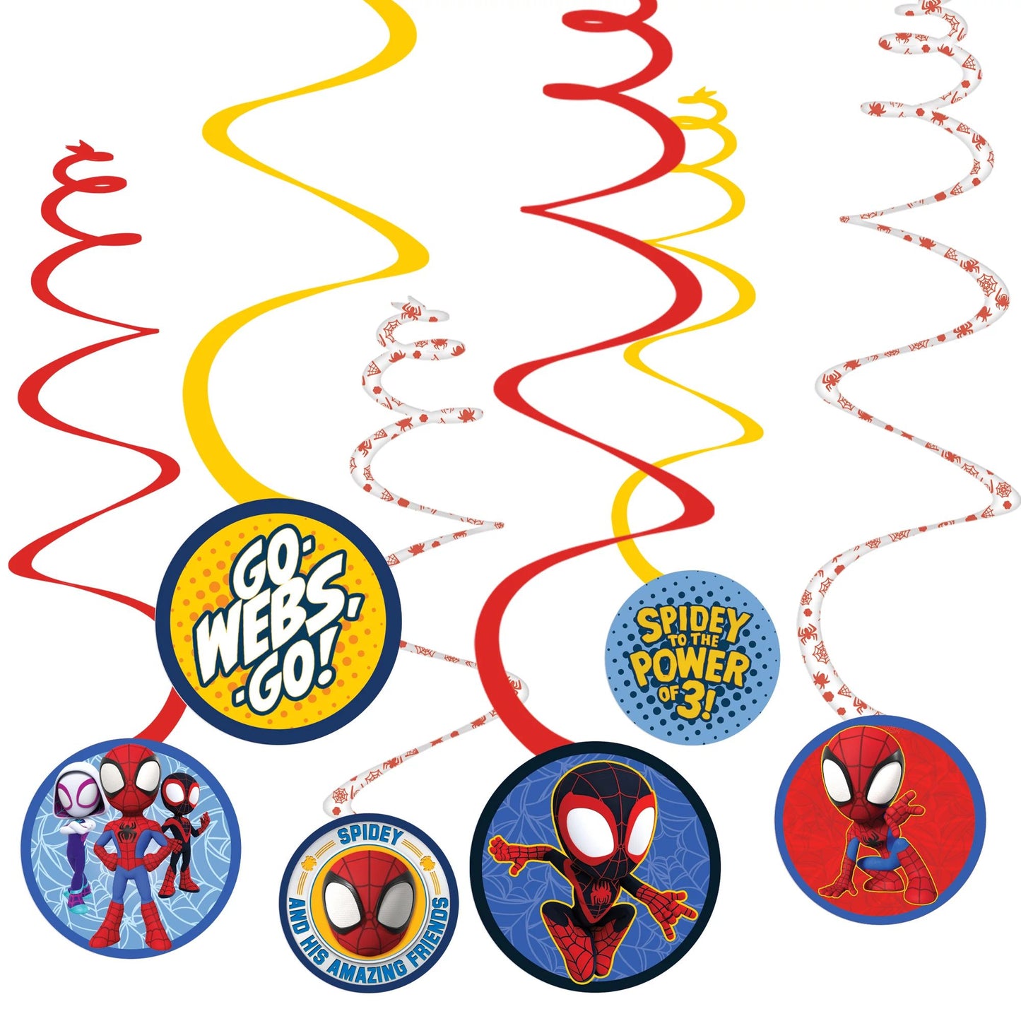 Spidey Hanging Swirls