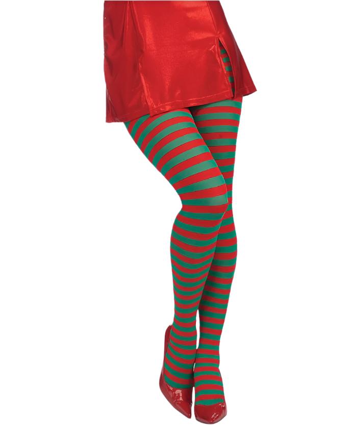 Christmas Striped Tights