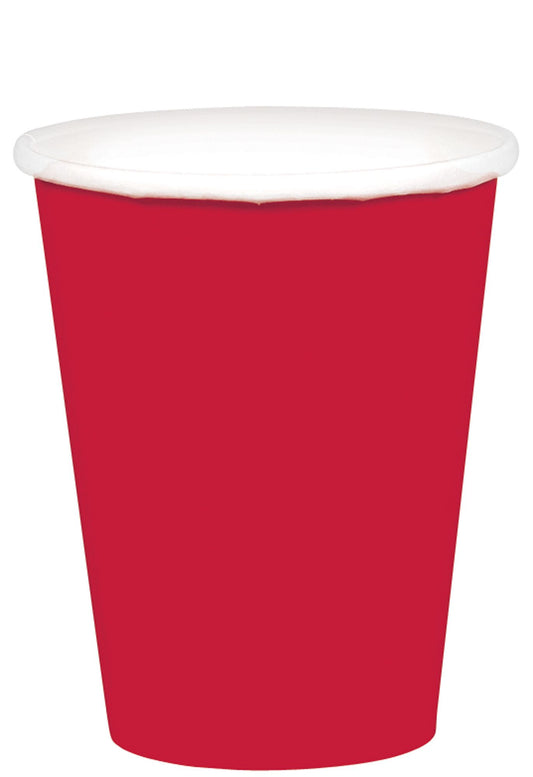 9oz Paper Cups - Party's Solid Colors