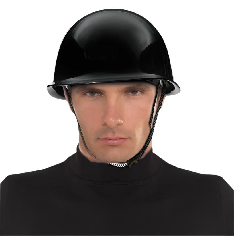 Black Bad Biker Helmet