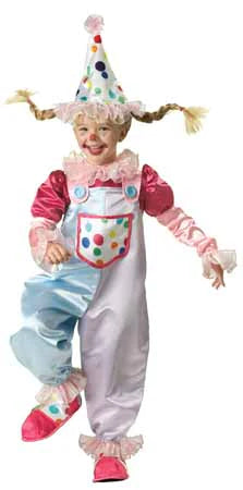 Cutie Clown In Caracter Costumes