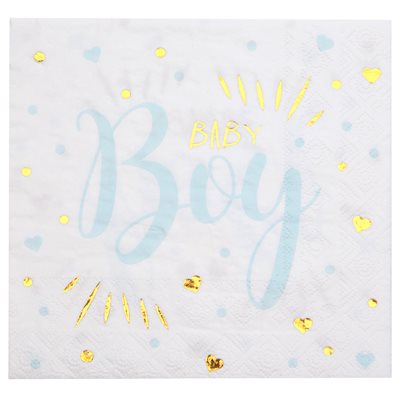 Serviette Baby Shower - Baby Color