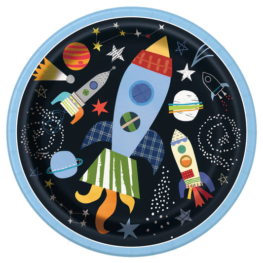 Outer Space Plates - Dinner Plates 9''