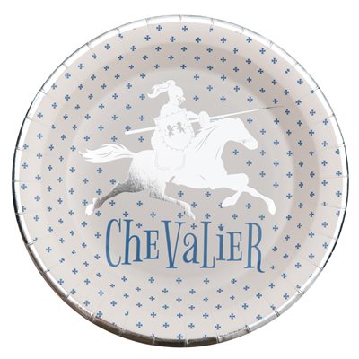 Assiettes Chevalier Argent