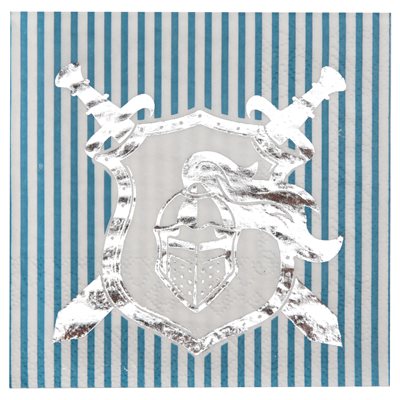 Serviette Chevalier Argent