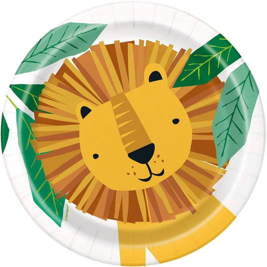 Animal Safari Plates - Dessert Plates 7"