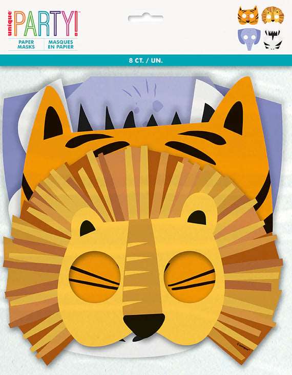 Animal Safari Party Masks