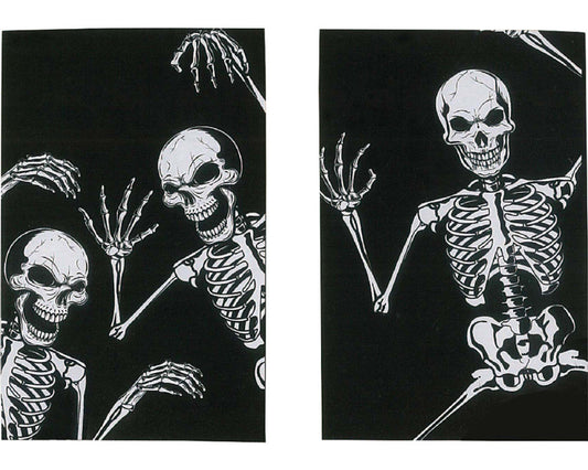 Giant Skeleton Window Poster - 2 Piece Set