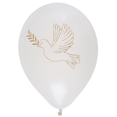 B. 11" Dove Balloon 8 Pck
