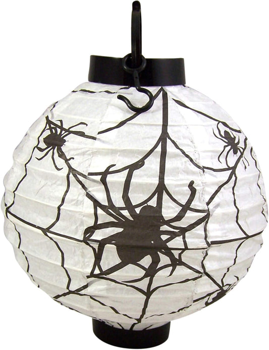 Lanterne en papier lumineuse - Toile d'araignée