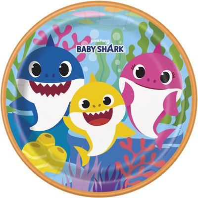 Baby Shark Plates - Dinner Plates 9''