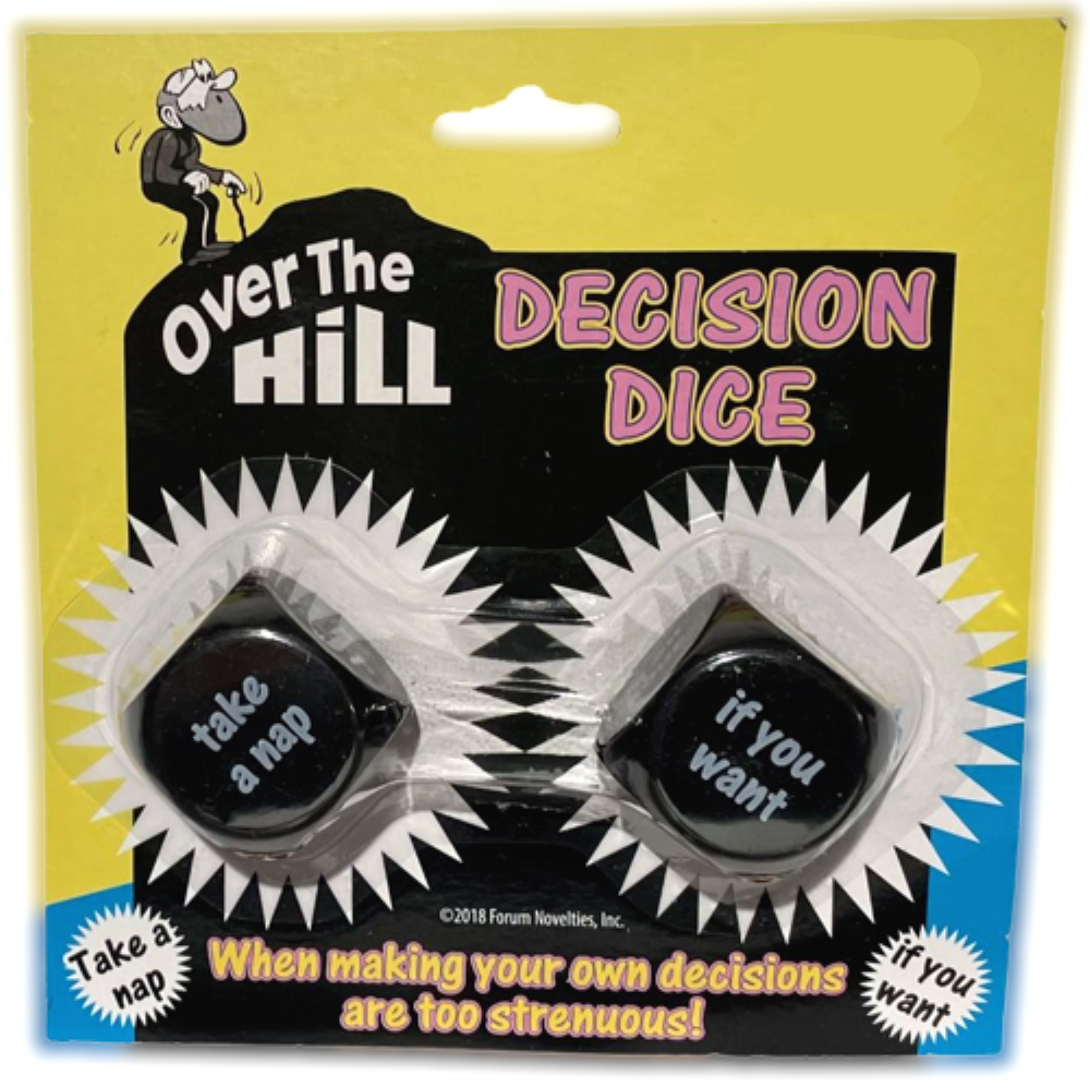 Decision Dice - 2 Piece Set - Over The Hill