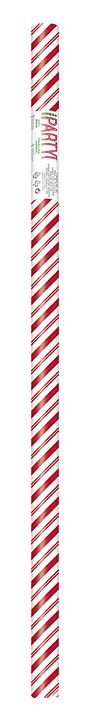 Red Stripe Snowman Gift Wrap