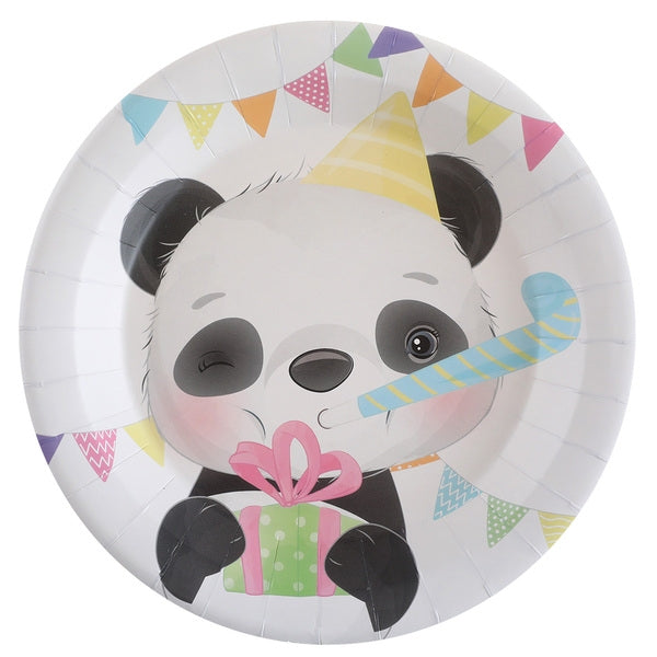 Dinner Plates  Birthday Panda - Santex