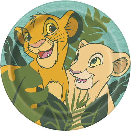 Round Dinner Plates 9" - Lion King