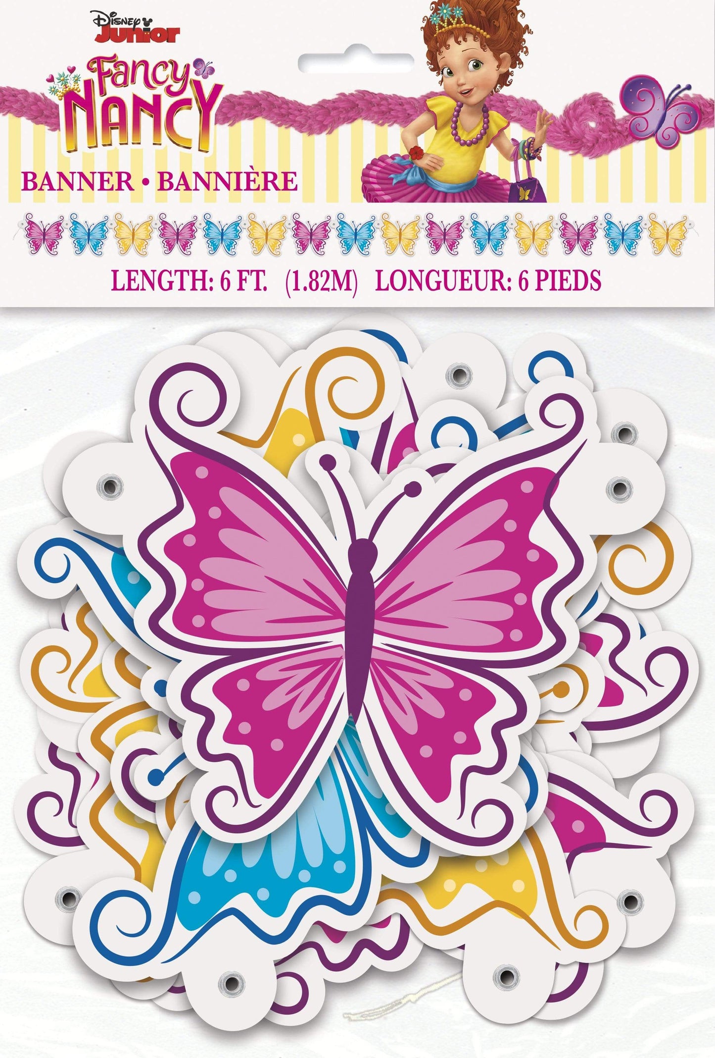 Joined Butterfly Banner - Fancy Nancy Disney Junior