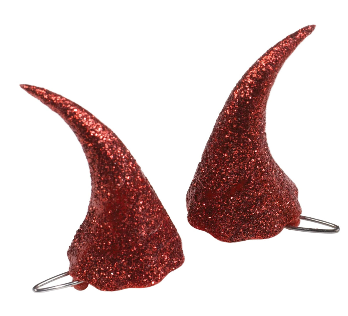 Clip-On Devil Glitter Horns
