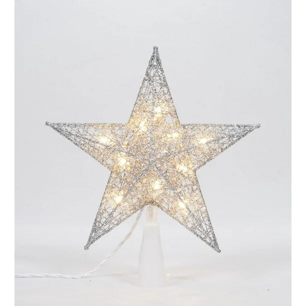 Lighted Star Tree Topper - Holiday Time