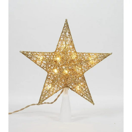 Lighted Star Tree Topper - Holiday Time