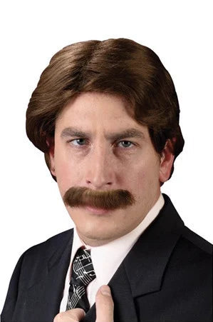 70's Wig & Mustache