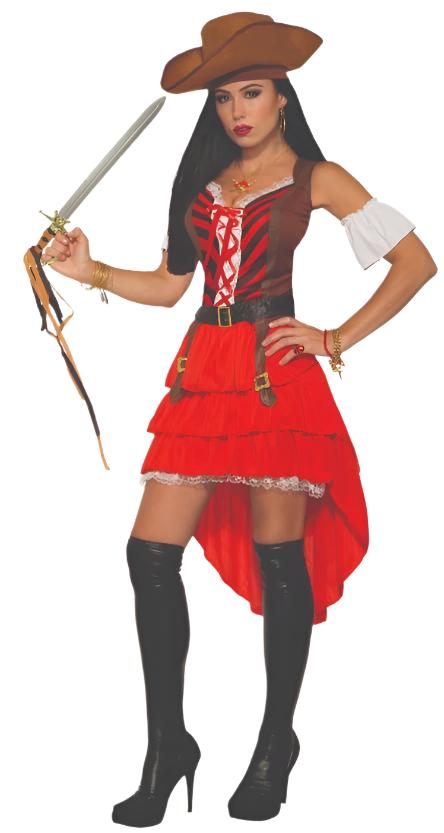 Costume de pirate renarde pour femme - Standard