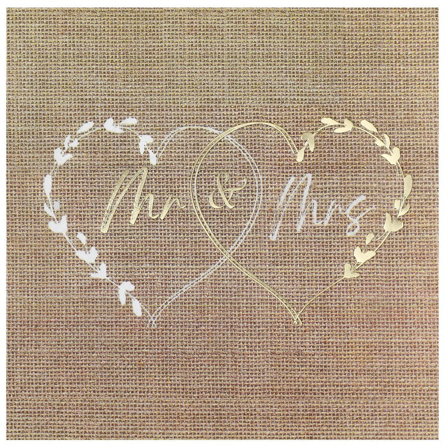 Serviette Mariage Naturel