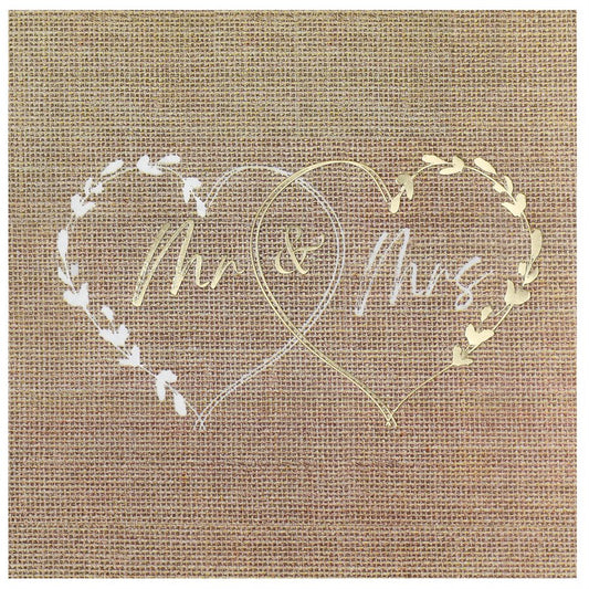 Serviette Mariage Naturel