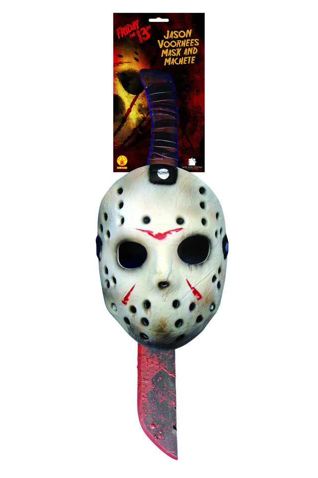 Jason Mask And Machete Set