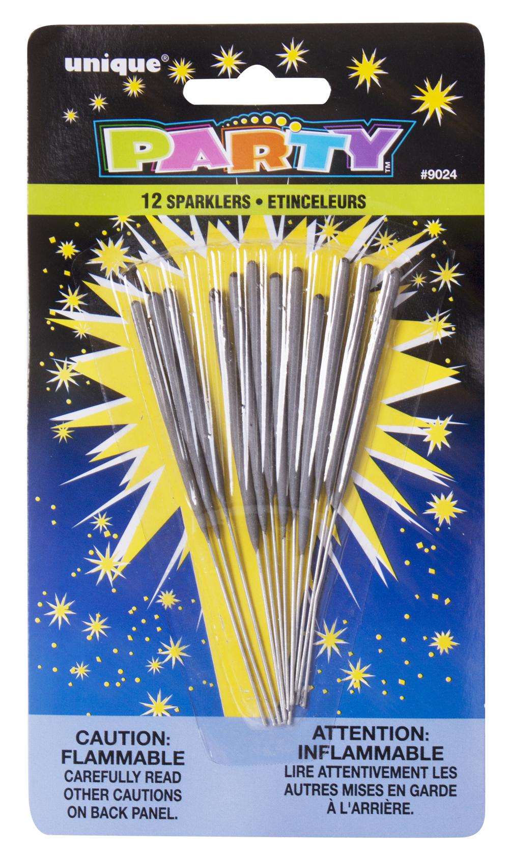 4" Sparklers - 12 Pieces